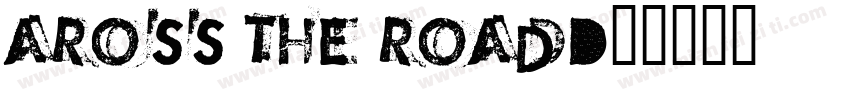 aross the road字体转换